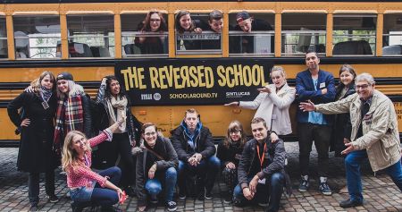 The Reversed Schoolbus op Strijp-S!
